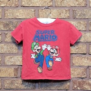 Nintendo Red Super Mario Short Sleeve Tee